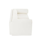 Canapé modulable 2 places en chenille de 75,5 po avec coffre de rangement, combinaison à assembler soi-même