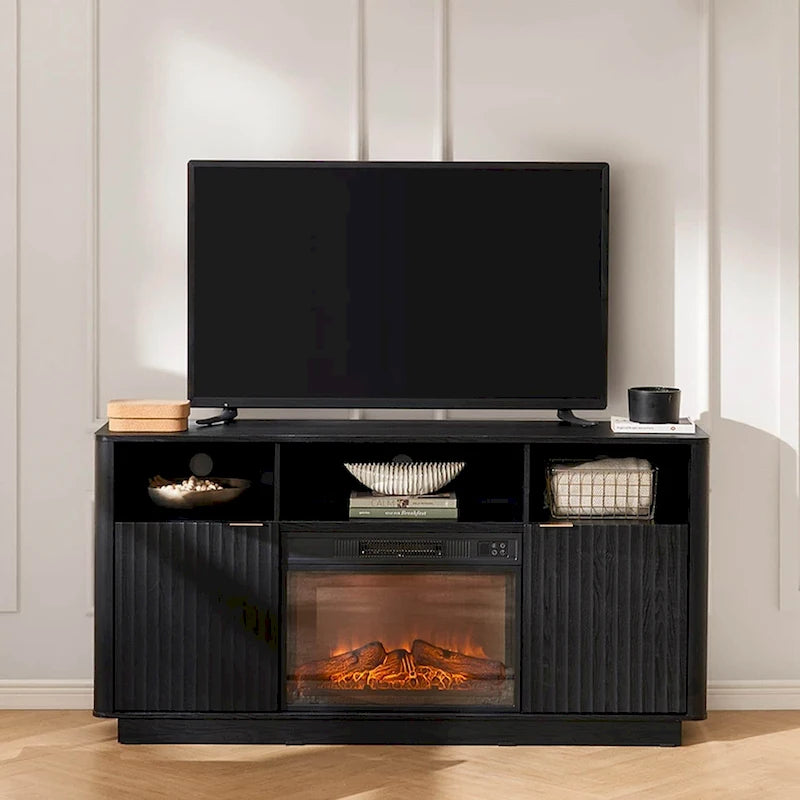 Meuble TV avec cheminée électrique Brooklyn 59