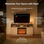 Meuble TV avec cheminée électrique Brooklyn 59