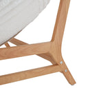 Fauteuil poire grand format, fauteuil poire moelleux avec cadre en bois massif, chaise longue confortable avec rembourrage en duvet