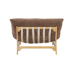 Fauteuil poire grand format, fauteuil poire moelleux avec cadre en bois massif, chaise longue confortable avec rembourrage en duvet