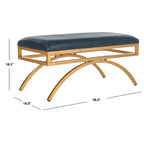 Banc en arc Belinda Modern Glam