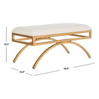 Banc en arc Belinda Modern Glam