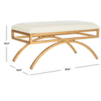 Banc en arc Belinda Modern Glam