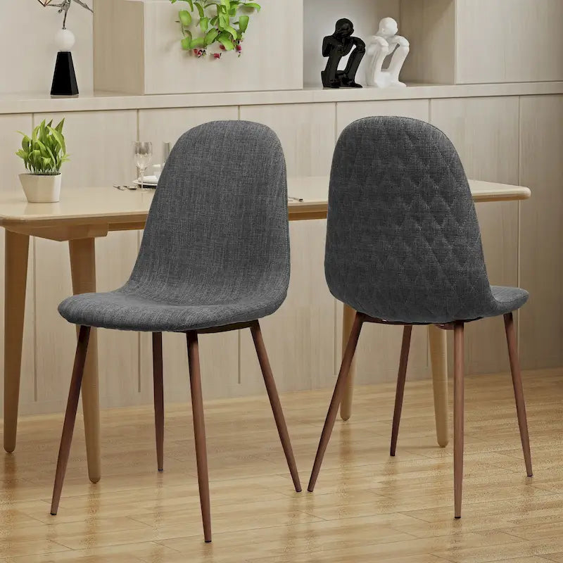 Chaises de salle à manger Caden de style milieu de siècle (2 sur 2)