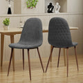 Chaises de salle à manger Caden de style milieu de siècle (2 sur 2)