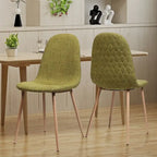 Chaises de salle à manger Caden de style milieu de siècle (2 sur 2)