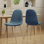 Chaises de salle à manger Caden de style milieu de siècle (2 sur 2)