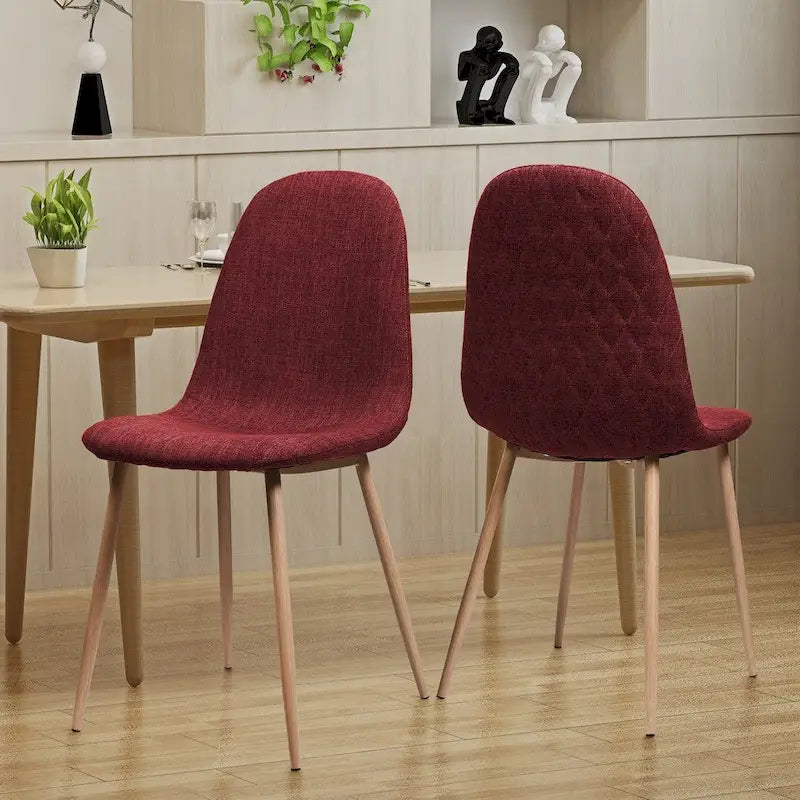 Chaises de salle à manger Caden de style milieu de siècle (2 sur 2)