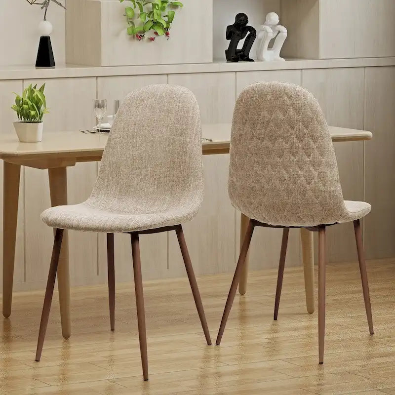 Chaises de salle à manger Caden de style milieu de siècle (2 sur 2)