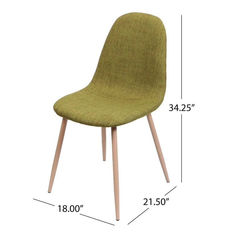 Chaises de salle à manger Caden de style milieu de siècle (2 sur 2)
