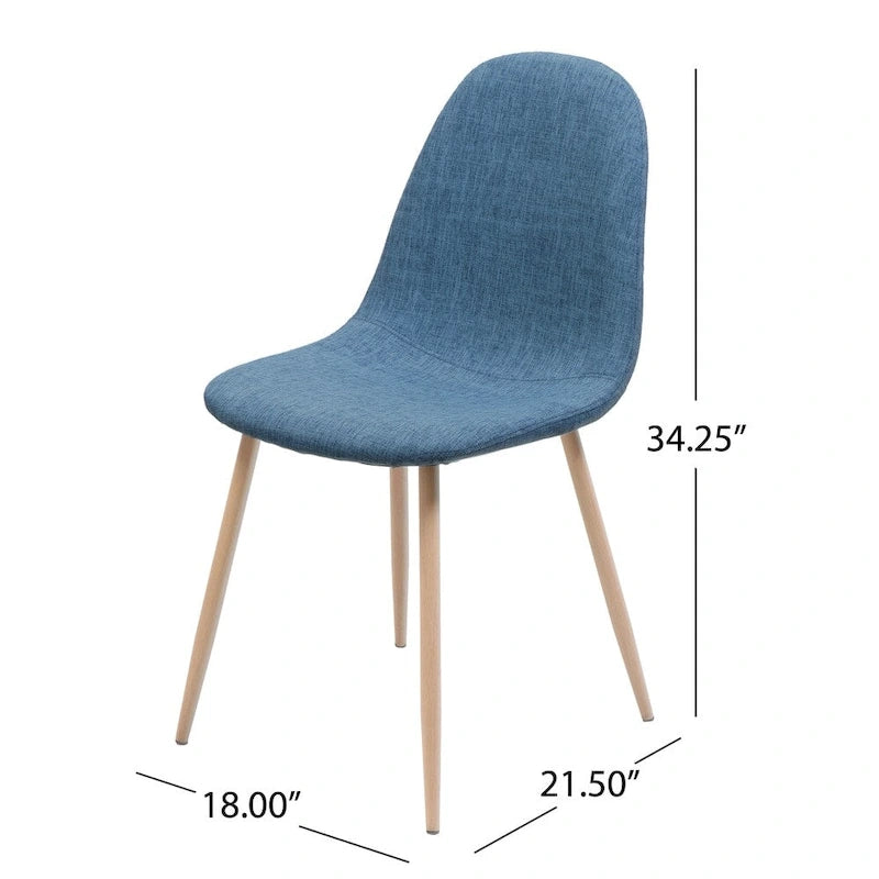 Chaises de salle à manger Caden de style milieu de siècle (2 sur 2)