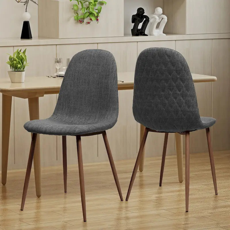 Chaises de salle à manger Caden de style milieu de siècle (2 sur 2)