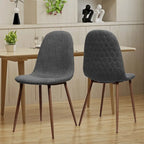 Chaises de salle à manger Caden de style milieu de siècle (2 sur 2)