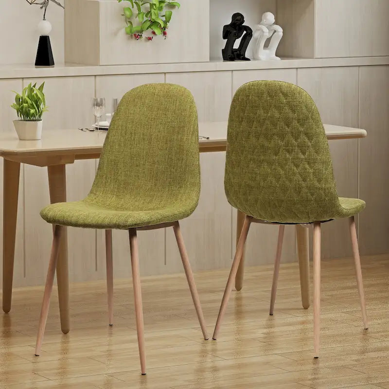 Chaises de salle à manger Caden de style milieu de siècle (2 sur 2)