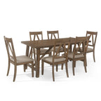 Table de salle à manger 7 pièces en bois Fairgreens Farmhouse