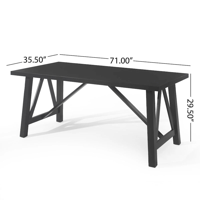 Table de salle à manger 7 pièces en bois Fairgreens Farmhouse