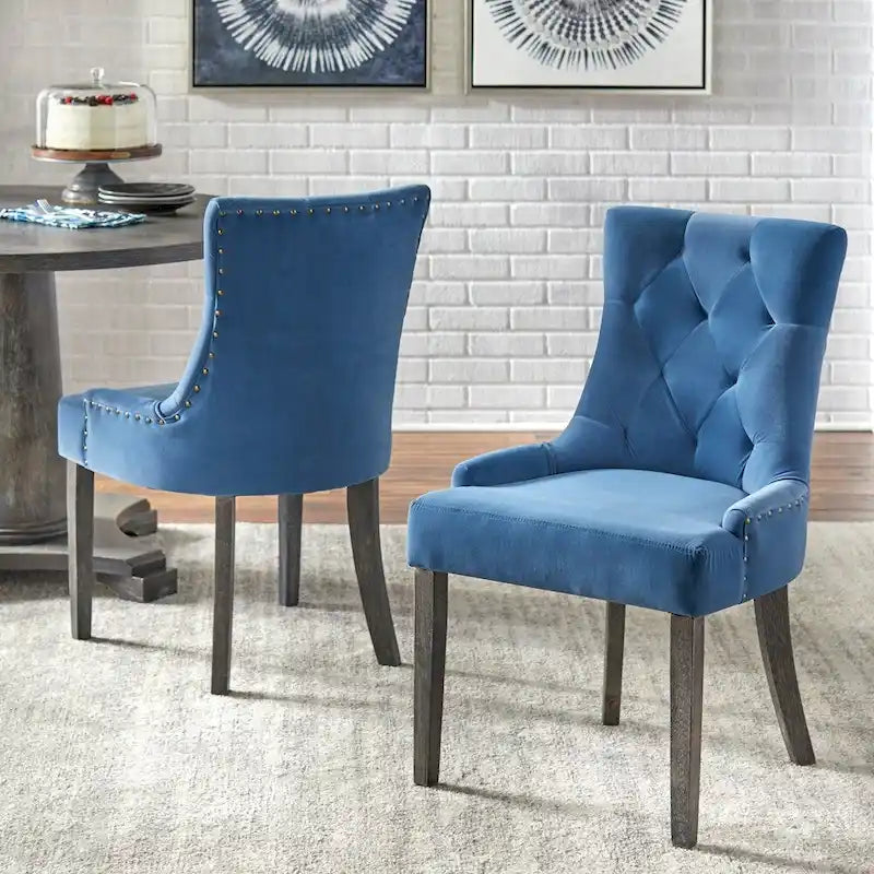 Ensemble de salle à manger Ariana - Table ronde 5 pièces avec chaises rembourrées