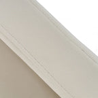 Chaise de salle à manger Elijah moderne beige et laiton cuivré antique