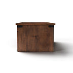 Table basse de ferme 48 pouces, aucun assemblage requis, finition whisky vieilli