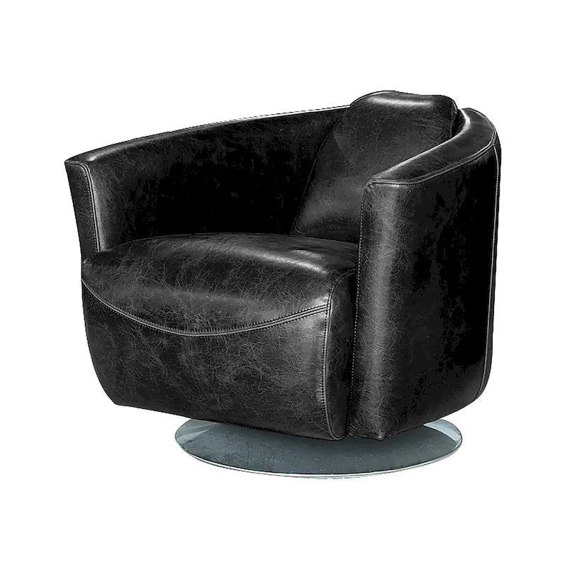 Fauteuil pivotant Quinn - Noir