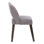 Chaise de salle à manger tapissée Tiffany - Lot de 2