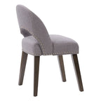 Chaise de salle à manger tapissée Tiffany - Lot de 2