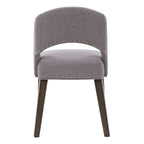 Chaise de salle à manger tapissée Tiffany - Lot de 2