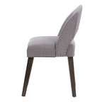 Chaise de salle à manger tapissée Tiffany - Lot de 2