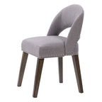 Chaise de salle à manger tapissée Tiffany - Lot de 2