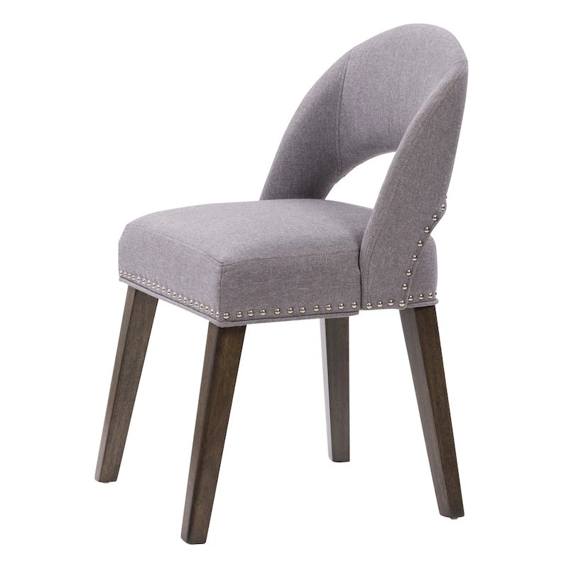 Chaise de salle à manger tapissée Tiffany - Lot de 2
