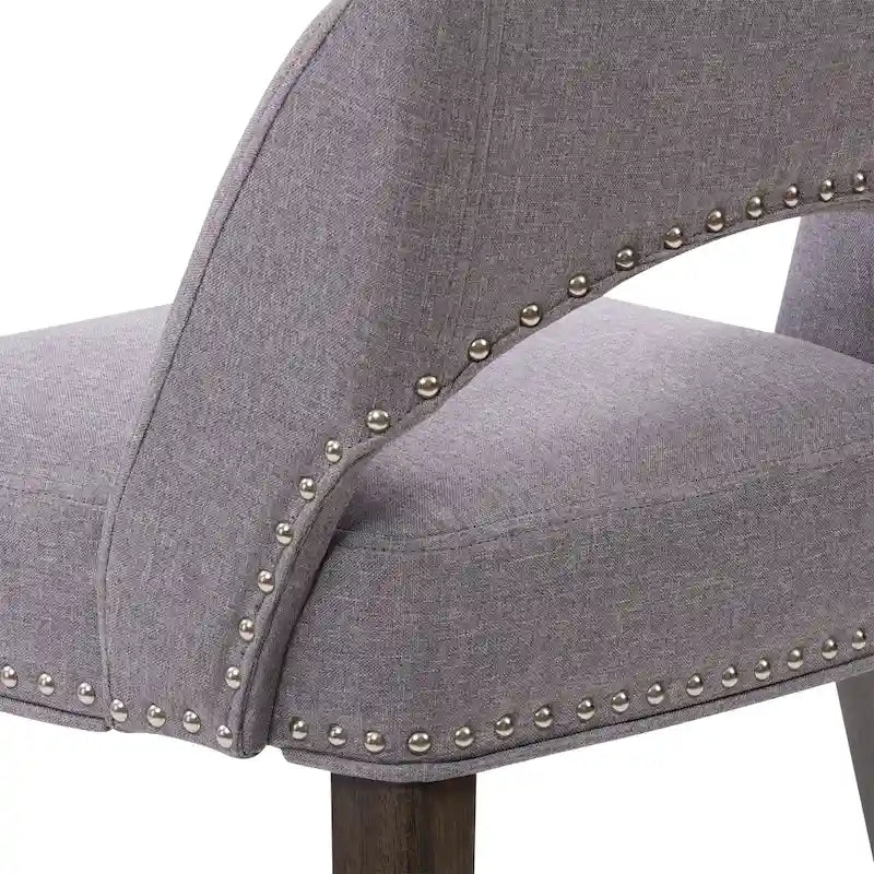 Chaise de salle à manger tapissée Tiffany - Lot de 2