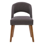 Chaise de salle à manger tapissée Tiffany - Lot de 2