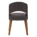 Chaise de salle à manger tapissée Tiffany - Lot de 2
