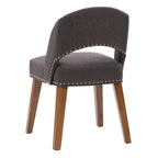 Chaise de salle à manger tapissée Tiffany - Lot de 2