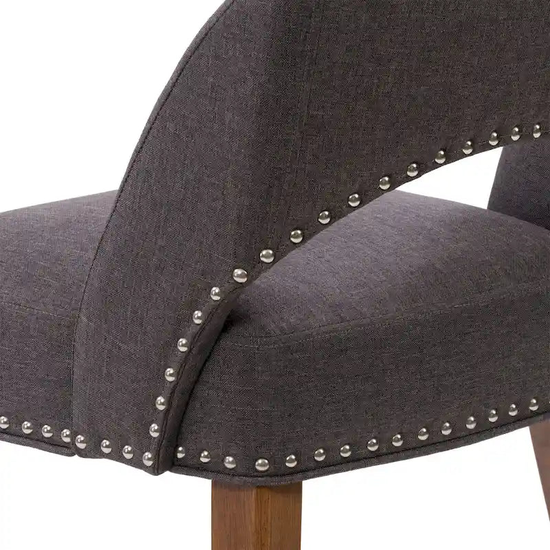 Chaise de salle à manger tapissée Tiffany - Lot de 2