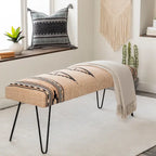 Banc rembourré de style moderne du sud-ouest Avril