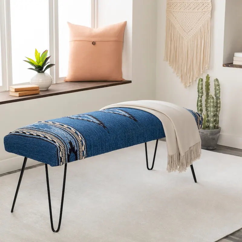 Banc rembourré de style moderne du sud-ouest Avril