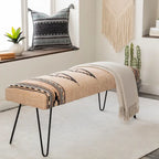 Banc rembourré de style moderne du sud-ouest Avril