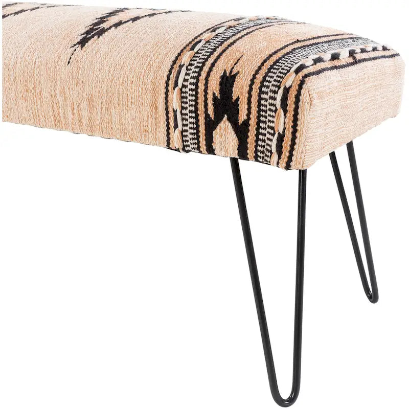 Banc rembourré de style moderne du sud-ouest Avril
