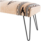 Banc rembourré de style moderne du sud-ouest Avril