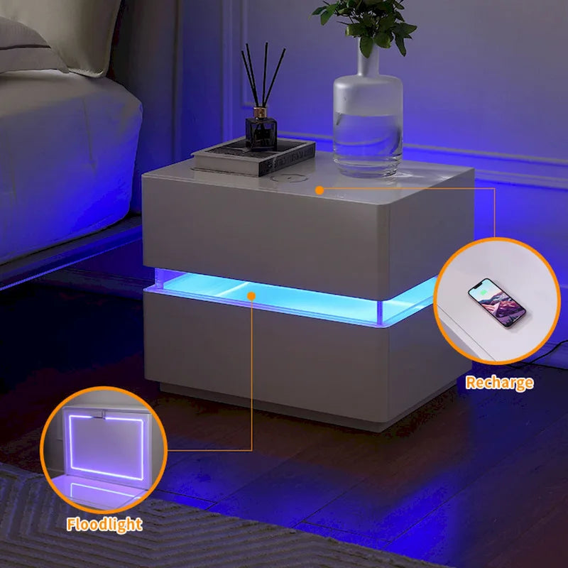 Meuble bas de salle de bain autoportant avec tiroir réglable
