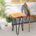 Petit support de forme naturelle avec 3 pieds épingle à cheveux - 13,5 x 12 x 19