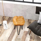 Petit support de forme naturelle avec 3 pieds épingle à cheveux - 13,5 x 12 x 19