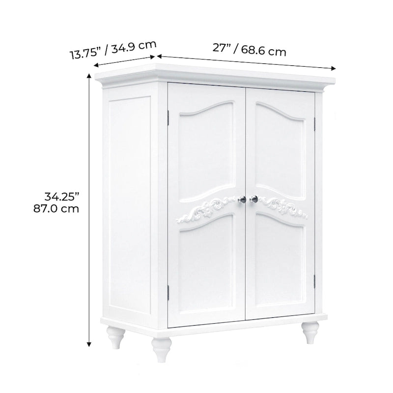 Armoire d'appoint sur pied Versailles à deux portes