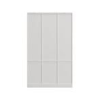 Ensemble double armoire Grand Dressing d'inspiration vintage avec accents métalliques