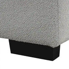 Canapé d'angle convertible rembourré avec pouf de rangement mobile, canapé-lit escamotable en forme de L