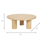 Paire de tables basses élégantes en bois de manguier, style bohème, pour intérieurs modernes
