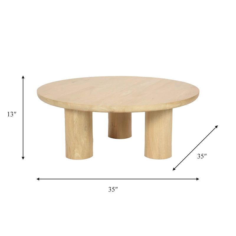 Paire de tables basses élégantes en bois de manguier, style bohème, pour intérieurs modernes