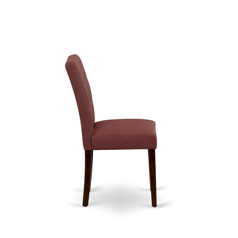Table et chaises de salle à manger rectangulaires Dinette, Acajou (Options de pièces)